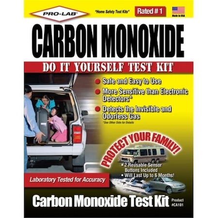Pro-Lab Incorporated Pro-lab Incorporated CA101 Carbon Monoxide Do It Yourself Test Kit CA101